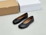 Flat bottom pleated black