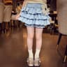 Packing skirt blue