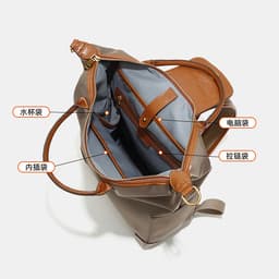 Backpack, shoulder bag, capacious nylon waterproof laptop for traveling, high-quality style, business version 4