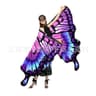 Double-sided pink-purple pendant, long skirt