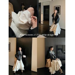 Measuring Ouyang 10/8 20 points [Dream-seeking Camellia] Irregular stacked skirt with drape 2