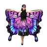 Double-sided pink-purple pendant, long skirt, mask