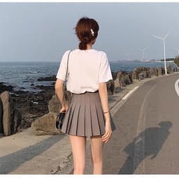 Spring pleated skirt, summer mini-skirt, for teenagers, high waist 4