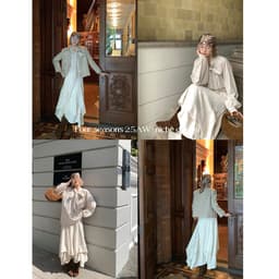 Measuring Ouyang 10/8 20 points [Dream-seeking Camellia] Irregular stacked skirt with drape 4