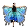 Single blue and green double pendant+long skirt+color mask