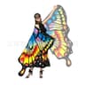 Single -sided single pendant color+long skirt