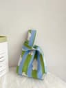 Vertical clouds blue and green 90g