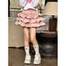 Pink skirt pink