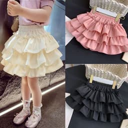 Children's summer white skirt, small princess costume, 5 years, tutu skirt 1