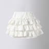 Pile skirt white