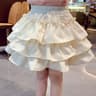 Apricot mini-skirt, skirt