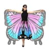 Single blue powder double pendant+long skirt+color mask
