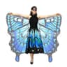 Single -sided single pendant blue green+long skirt+color mask