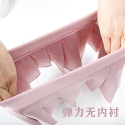 乡美媚 Summer pleated skirt, mini-skirt, A-line 4